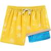 Yellow Moon-blue Geometric