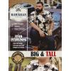image:imageBRISIRA Big and Tall Hawaiian Shirts for Men Beach Aloha Tropical Floral Cuban Button Down Summer Casual Vacation Shirt L6XLBlack White Floral