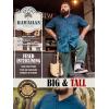 image:imageBRISIRA Big and Tall Hawaiian Shirts for Men Beach Aloha Tropical Floral Cuban Button Down Summer Casual Vacation Shirt L6XLBlue Gradient Palm