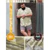 image:imageBRISIRA Big and Tall Hawaiian Shirts for Men Beach Aloha Tropical Floral Cuban Button Down Summer Casual Vacation Shirt L6XLSage Floral