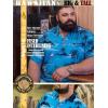 image:imageBRISIRA Big and Tall Hawaiian Shirts for Men Beach Tropical Floral Camp Collar Button Down Summer Aloha Vacation Shirt L6XLBlue Beach