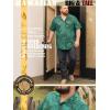 image:imageBRISIRA Big and Tall Hawaiian Shirts for Men Beach Tropical Floral Camp Collar Button Down Summer Aloha Vacation Shirt L6XLGreen Floral 03