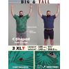 image:imageBRISIRA Big and Tall Hawaiian Shirts for Men Beach Tropical Floral Camp Collar Button Down Summer Aloha Vacation Shirt L6XLGreen Floral 03