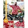 image:imageBRISIRA Big and Tall Hawaiian Shirts for Men Beach Tropical Floral Camp Collar Button Down Summer Aloha Vacation Shirt L6XLRed Floral 01
