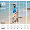 image:imageBRISIRA Big and Tall Hawaiian Shirts for Men Button Down Short Sleeves Beach Tropical ShirtBlue Palm Tree