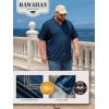 image:imageBRISIRA Big and Tall Mens Hawaiian Shirt  Short Sleeve Beach Aloha Tropical Cuban Button Down Casual Vacation Shirt L6XLBlue American Flag
