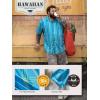 image:imageBRISIRA Big and Tall Mens Hawaiian Shirt  Short Sleeve Beach Aloha Tropical Cuban Button Down Casual Vacation Shirt L6XLBlue Stripe
