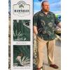 image:imageBRISIRA Big and Tall Mens Hawaiian Shirt  Short Sleeve Beach Aloha Tropical Cuban Button Down Casual Vacation Shirt L6XLGreen Floral 01