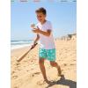 image:imageBRISIRA Boys Swim Trunks with Compression Liner 516 Years Youth Bathing Suit Quick Dry Swim Shorts AntiChafe PocketAquagreen Baseball Bat