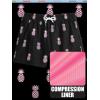 image:imageBRISIRA Boys Swim Trunks with Compression Liner 516 Years Youth Bathing Suit Quick Dry Swim Shorts AntiChafe PocketBlack Pink Pineapple