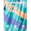 image:imageBRISIRA Boys Swim Trunks with Compression Liner 516 Years Youth Bathing Suit Quick Dry Swim Shorts AntiChafe PocketBluestripes Plamtree