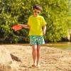 image:imageBRISIRA Boys Swim Trunks with Compression Liner 516 Years Youth Bathing Suit Quick Dry Swim Shorts AntiChafe PocketGreen Smileylemon