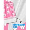 image:imageBRISIRA Boys Swim Trunks with Compression Liner 516 Years Youth Bathing Suit Quick Dry Swim Shorts AntiChafe PocketHotpink Baseball