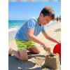 image:imageBRISIRA Boys Swim Trunks with Compression Liner 516 Years Youth Bathing Suit Quick Dry Swim Shorts AntiChafe PocketLight Yellow Crocodile