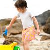 image:imageBRISIRA Boys Swim Trunks with Compression Liner 516 Years Youth Bathing Suit Quick Dry Swim Shorts AntiChafe PocketPink Yellowduck
