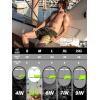 image:imageBRISIRA Mens Swim Trunks 5 Inch Compression Liner Beach Swim Shorts Bathing Suit Quick Dry 4Way Stretch PocketsArmyyellow Palmtree
