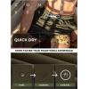 image:imageBRISIRA Mens Swim Trunks 5 Inch Compression Liner Beach Swim Shorts Bathing Suit Quick Dry 4Way Stretch PocketsArmyyellow Palmtree