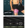 image:imageBRISIRA Mens Swim Trunks 5 Inch Compression Liner Beach Swim Shorts Bathing Suit Quick Dry 4Way Stretch PocketsBlackpink Geometric