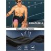 image:imageBRISIRA Mens Swim Trunks 5 Inch Compression Liner Beach Swim Shorts Bathing Suit Quick Dry 4Way Stretch PocketsBlackpink Geometric