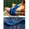 image:imageBRISIRA Mens Swim Trunks 5 Inch Compression Liner Beach Swim Shorts Bathing Suit Quick Dry 4Way Stretch PocketsBlue Geometricpink Flowers