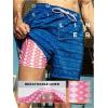image:imageBRISIRA Mens Swim Trunks 5 Inch Compression Liner Beach Swim Shorts Bathing Suit Quick Dry 4Way Stretch PocketsBlue Geometricpink Flowers