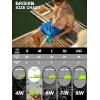 image:imageBRISIRA Mens Swim Trunks 5 Inch Compression Liner Beach Swim Shorts Bathing Suit Quick Dry 4Way Stretch PocketsDarkbluegreen Tropical