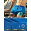 image:imageBRISIRA Mens Swim Trunks 5 Inch Compression Liner Beach Swim Shorts Bathing Suit Quick Dry 4Way Stretch PocketsDarkbluegreen Tropical