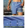 image:imageBRISIRA Mens Swim Trunks 5 Inch Compression Liner Beach Swim Shorts Bathing Suit Quick Dry 4Way Stretch PocketsDustybluestriped Paisley