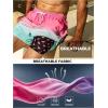 image:imageBRISIRA Mens Swim Trunks 5 Inch Compression Liner Beach Swim Shorts Bathing Suit Quick Dry 4Way Stretch PocketsPink Blueblack Flamingo