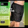 image:imageBRISIRA Mens Swim Trunks Neon 5 Bathing Suit Compression Liner Nylon Swim Shorts Beach Swimsuit Swimwear Quick Dry PocketsBlack