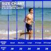 image:imageBRISIRA Mens Swim Trunks Neon 5 Bathing Suit Compression Liner Nylon Swim Shorts Beach Swimsuit Swimwear Quick Dry PocketsDarkblue