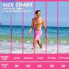 image:imageBRISIRA Mens Swim Trunks Neon 5 Bathing Suit Compression Liner Nylon Swim Shorts Beach Swimsuit Swimwear Quick Dry PocketsHotpink
