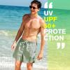 image:imageBRISIRA Mens Swim Trunks Neon 5 Bathing Suit Compression Liner Nylon Swim Shorts Beach Swimsuit Swimwear Quick Dry PocketsLightgreen