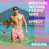 image:imageBRISIRA Mens Swim Trunks Neon 5 Bathing Suit Compression Liner Nylon Swim Shorts Beach Swimsuit Swimwear Quick Dry PocketsLightpink