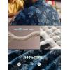 image:imageBRISIRA Big and Tall Hawaiian Shirts for Men 100 Cotton Casual Summer Beach Short Sleeve Vacation Aloha Button Down ShirtBlack Blue Leaf