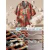 image:imageBRISIRA Big and Tall Hawaiian Shirts for Men 100 Cotton Casual Summer Short Sleeve Beach Vacation Aloha Button Down ShirtYellow Flower