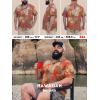 image:imageBRISIRA Big and Tall Hawaiian Shirts for Men 100 Cotton Casual Summer Short Sleeve Beach Vacation Aloha Button Down ShirtYellow Flower