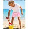 image:imageBRISIRA Boys Swim Trunks Bathing Suit Compression Boxer Brief Liner AntiChafe Swimsuit Swim Shorts Toddler Kids Youth TeenA Flamingo Stripe