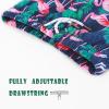 image:imageBRISIRA Boys Swim Trunks Bathing Suit Compression Boxer Brief Liner AntiChafe Swimsuit Swim Shorts Toddler Kids Youth TeenBlue Flamingoleaf