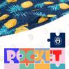 image:imageBRISIRA Boys Swim Trunks Bathing Suit Compression Boxer Brief Liner AntiChafe Swimsuit Swim Shorts Toddler Kids Youth TeenDeepblue Pineaple
