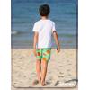 image:imageBRISIRA Boys Swim Trunks Bathing Suit Compression Boxer Brief Liner AntiChafe Swimsuit Swim Shorts Toddler Kids Youth TeenGreen Oranges