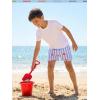 image:imageBRISIRA Boys Swim Trunks Bathing Suit Compression Boxer Brief Liner AntiChafe Swimsuit Swim Shorts Toddler Kids Youth TeenLightblue Crab Stripe