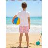 image:imageBRISIRA Boys Swim Trunks Bathing Suit Compression Boxer Brief Liner AntiChafe Swimsuit Swim Shorts Toddler Kids Youth TeenPink Crocodile