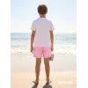 image:imageBRISIRA Boys Swim Trunks Bathing Suit Compression Boxer Brief Liner AntiChafe Swimsuit Swim Shorts Toddler Kids Youth TeenPink Stripe Pineapple