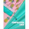 image:imageBRISIRA Boys Swim Trunks Bathing Suit Compression Boxer Brief Liner AntiChafe Swimsuit Swim Shorts Toddler Kids Youth TeenPink Yellow Pineapple