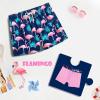 image:imageBRISIRA Boys Swim Trunks Bathing Suit Compression Boxer Brief Liner Swim Shorts Swimsuit AntiChafe Toddler Kids Youth TeenDarkblue Flamingo