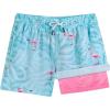 image:imageBRISIRA Boys Swim Trunks Bathing Suit Compression Boxer Brief Liner AntiChafe Swimsuit Swim Shorts Toddler Kids Youth TeenTropicalflamingo