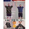 image:imageBRISIRA Big and Tall 4th of July Shirts for Men American Flag Hawaiian Shirt Patriotic USA Short Sleeve Button Down Beach TopPatriotic Eagle Hawaiian