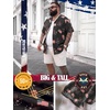 image:imageBRISIRA Big and Tall 4th of July Shirts for Men American Flag Hawaiian Shirt Patriotic USA Short Sleeve Button Down Beach TopPatriotic Eagle Hawaiian