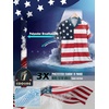 image:imageBRISIRA Big and Tall 4th of July Shirts for Men American Flag Hawaiian Shirt Patriotic USA Short Sleeve Button Down Beach TopRed White and Blue Hawaiian 02
